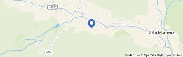 Mapa - Apartmány Dolní Moravice