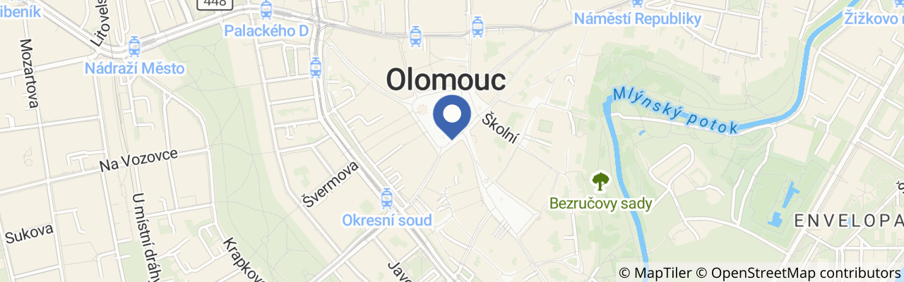 Mapa - Olomoucký tvarůžkový festival 2027
