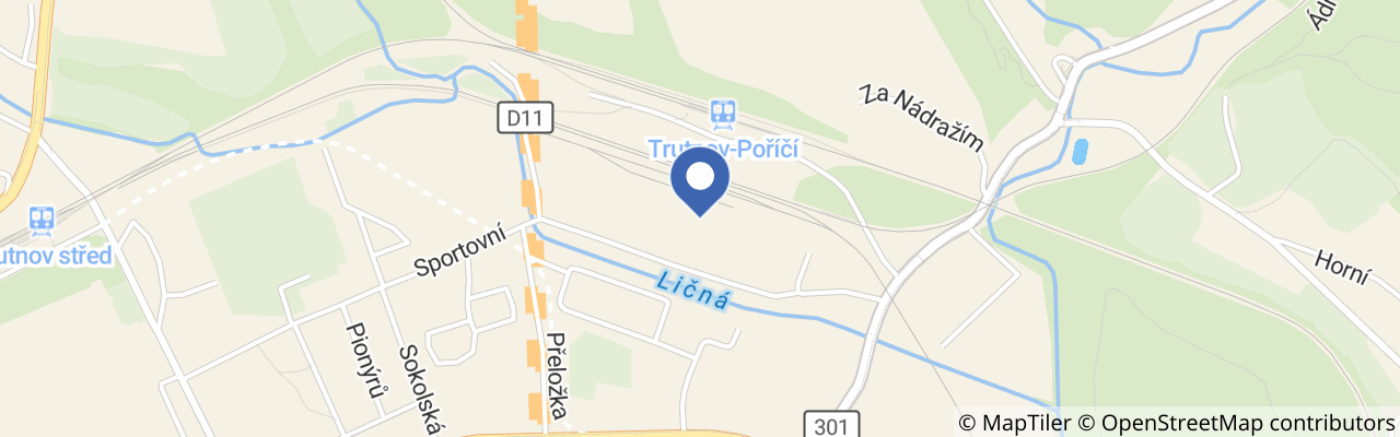 Mapa - Sochy v ulicích v Trutnově 2026