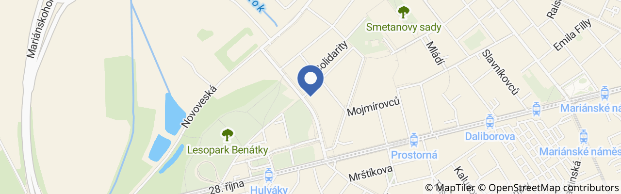 Mapa - Mezinárodní fórum Meltingpot v Ostravě 2026