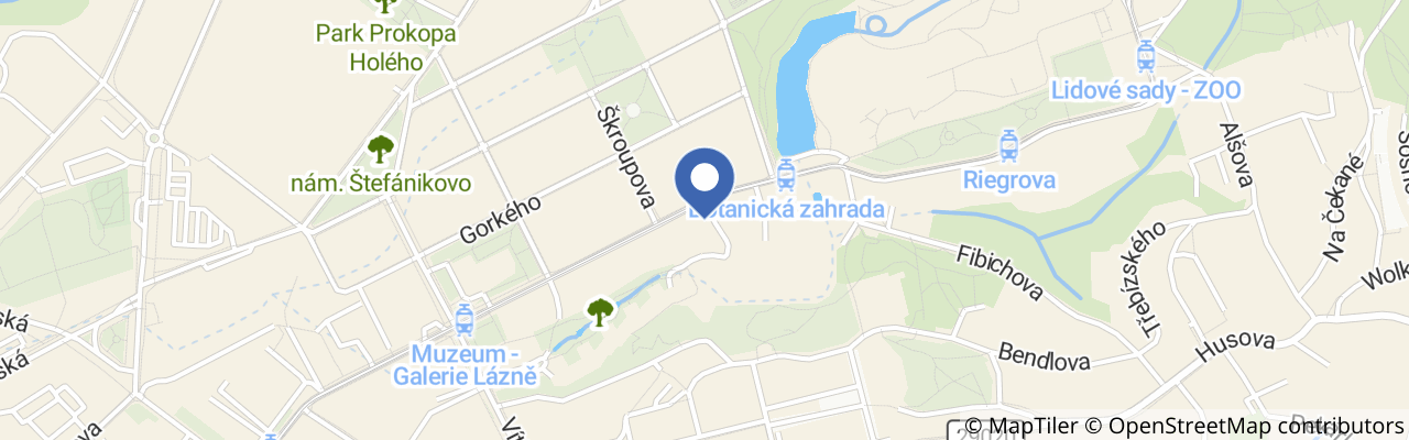 Mapa - Farmářské trhy u radnice v Liberci 2026