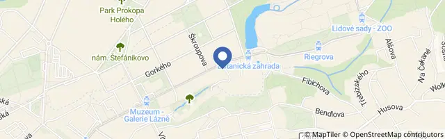 Mapa - Farmářské trhy u radnice v Liberci 2026