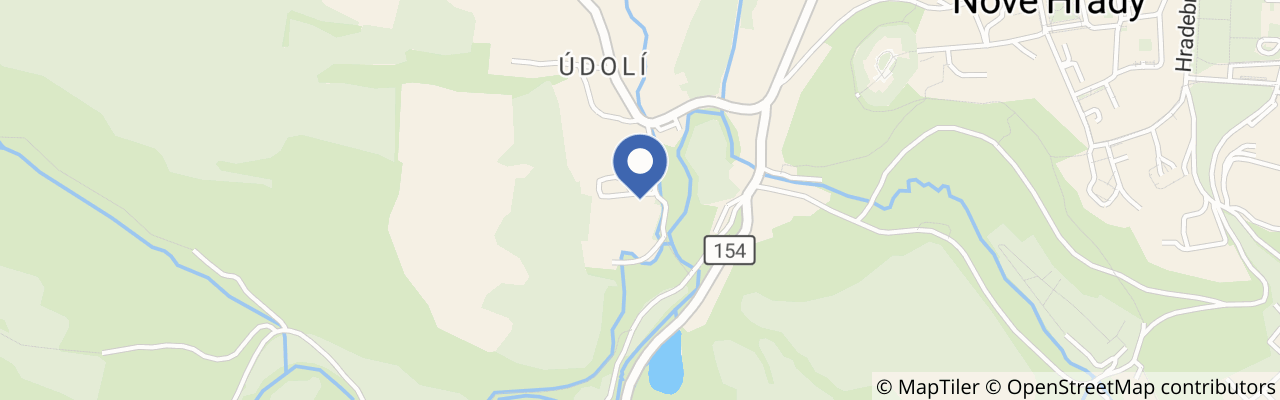 Mapa - Residence Terčino údolí