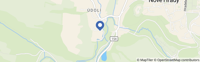 Mapa - Residence Terčino údolí