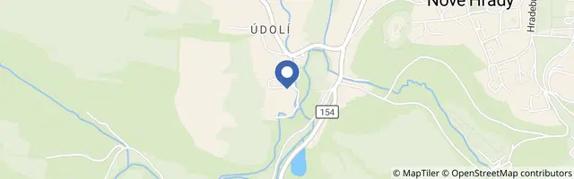 Mapa - Residence Terčino údolí