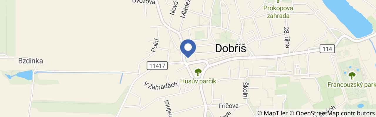 Mapa - Sirény na cestách