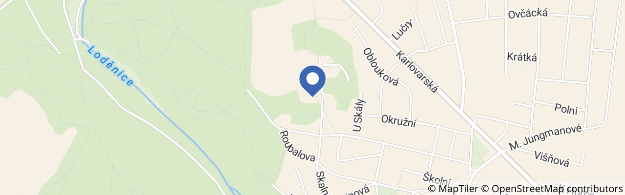 Mapa - Brutus na Doksích u Kladna
