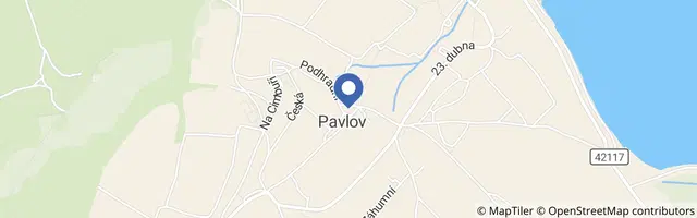 Mapa - Léto otevřených sklepů v Pavlově 2026