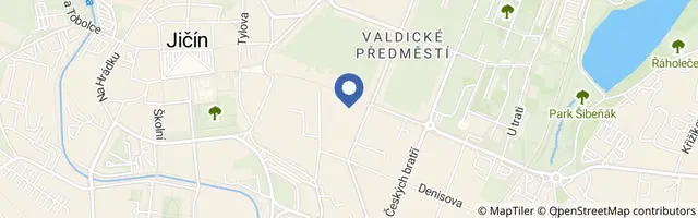 Mapa - Valdštejnské adventní trhy v Jičíně 2026