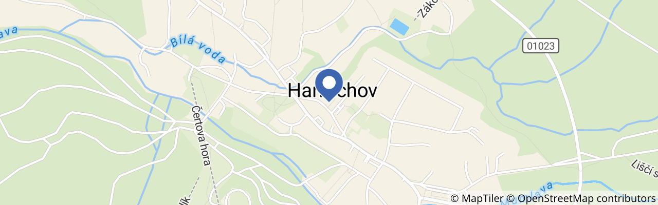 Mapa - Sklářské a pivní slavnosti v Harrachově 2026