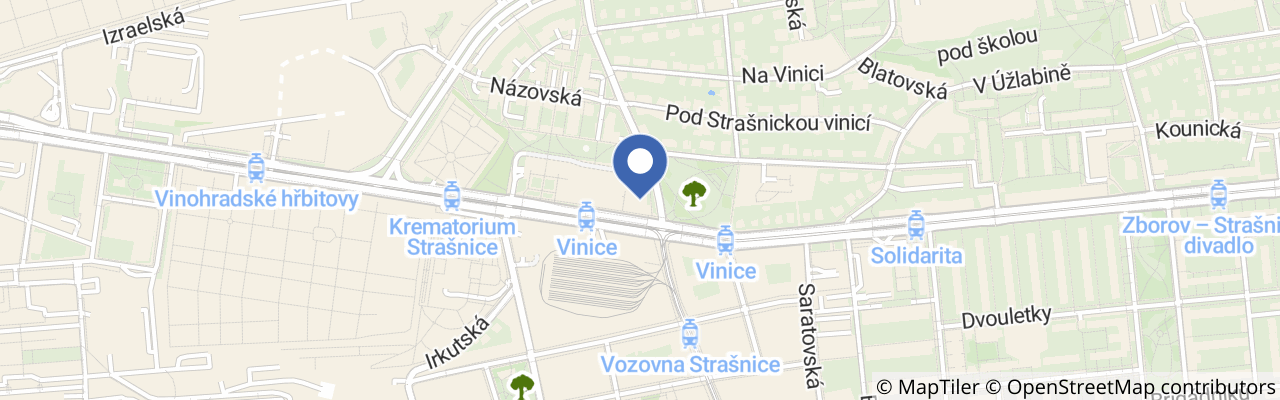 Mapa - Letní kino na Skalce – Wonka