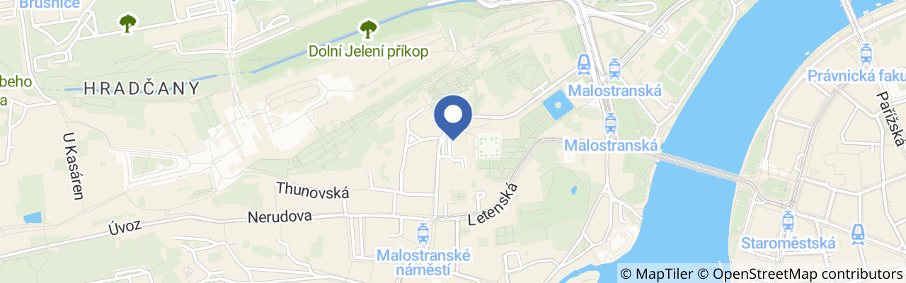 Mapa - Valdštejnské léto v Senátu
