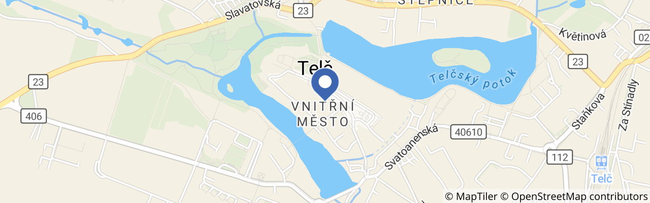 Mapa - Music Akademy Telč 2026