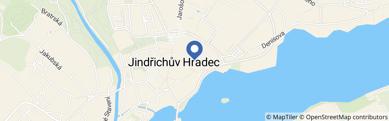 Mapa - Noční komentované prohlídky kostela sv. Jana Křtitele v Jindřichově Hradci