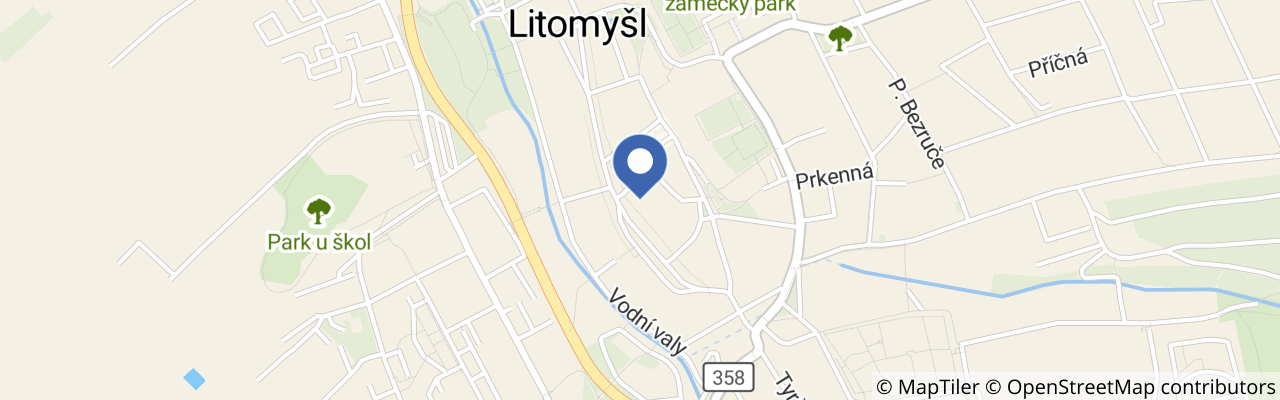 Mapa - Smetanova výtvarná Litomyšl 2026