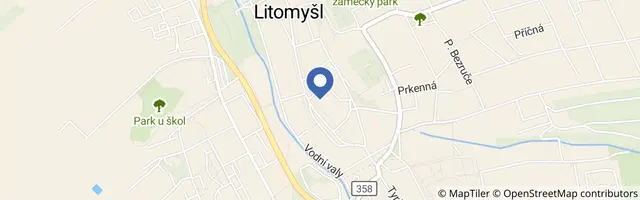 Mapa - Smetanova výtvarná Litomyšl 2026