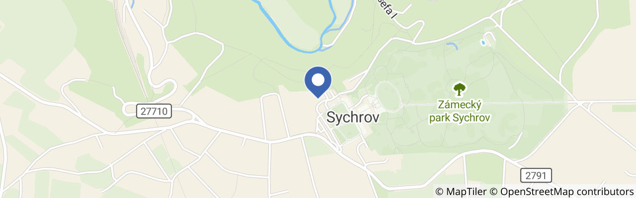 Mapa - Šlechta na cestách – výstava na zámku Sychrově