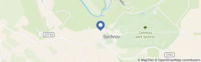 Mapa - Šlechta na cestách – výstava na zámku Sychrově