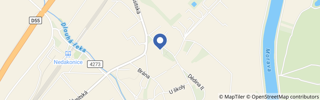 Mapa - Penzion Pod Kaštanem