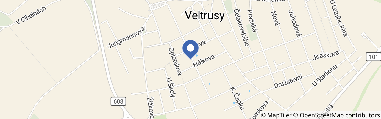 Mapa - Běh veltruským parkem 2027