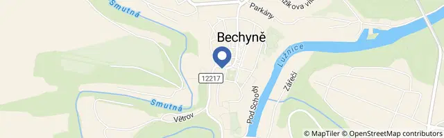 Mapa - Bechyňské keramické trhy 2026