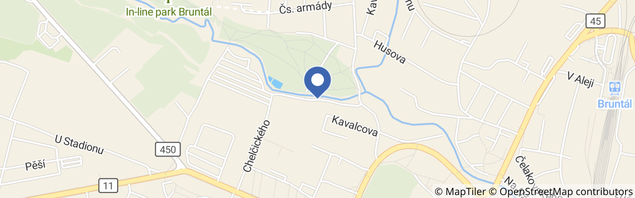 Mapa - Jazzový festival Bruntál 2026