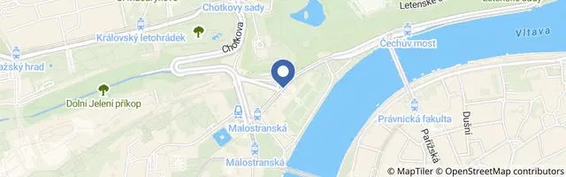 Mapa - Dny otevřených dveří zahrady Strakovy akademie 2026