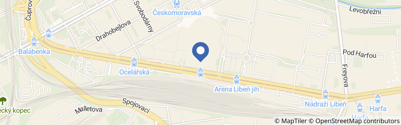 Mapa - Separ v O2 Aréně