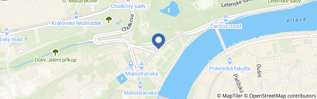 Mapa - Den otevřených dveří v Hrzánském paláci 2026