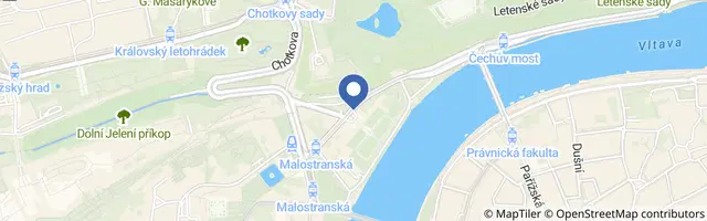 Mapa - Den otevřených dveří v Hrzánském paláci 2026