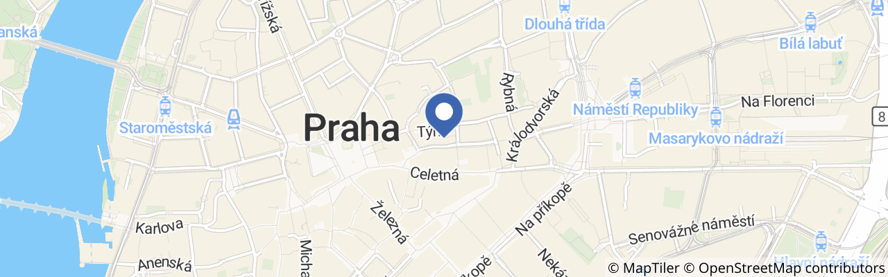 Mapa - Hradozámecká noc v Zahradách pod Pražským hradem