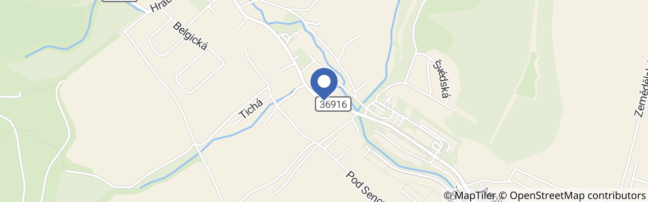 Mapa - Penzion Stará sokolovna