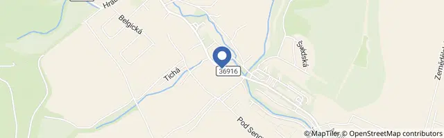 Mapa - Penzion Stará sokolovna