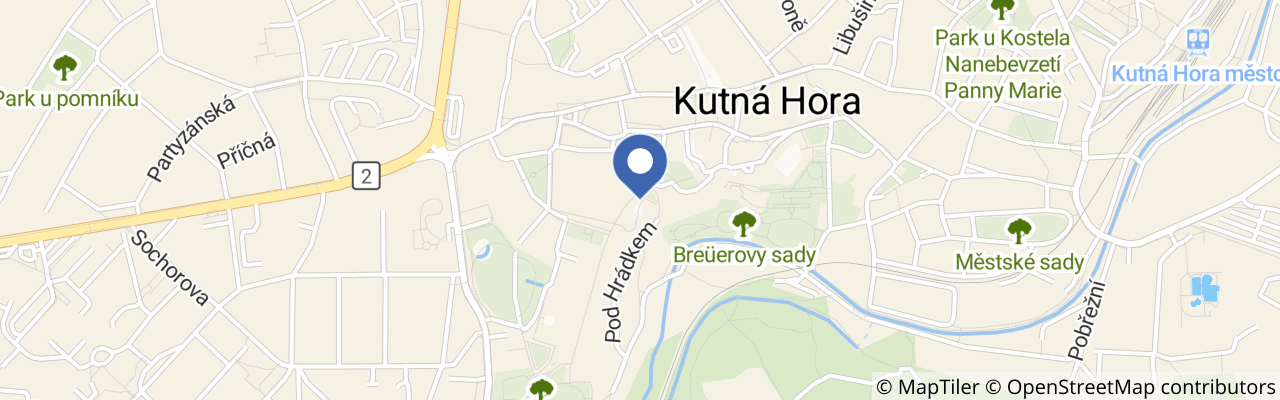 Mapa - Jak vznikala nit? – za řemeslem do Kutné Hory