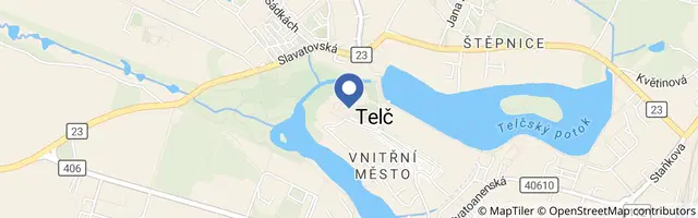 Mapa - Šlechta na cestách – nová expozice Státního zámku v Telči