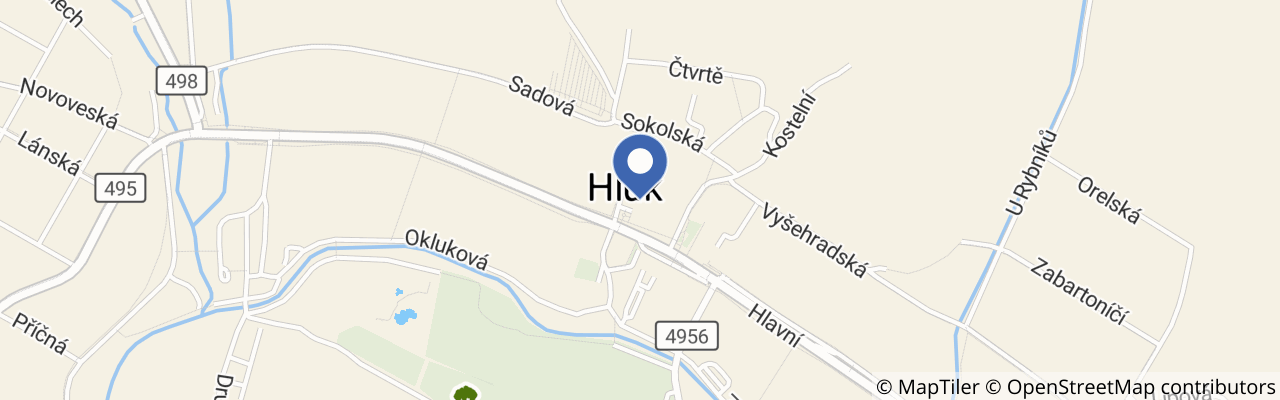 Mapa - Svatovavřinecké hody v Hluku 2026