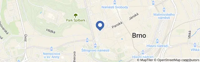 Mapa - Advent na Zelňáku – Vánoce na Zelném trhu v Brně 2026