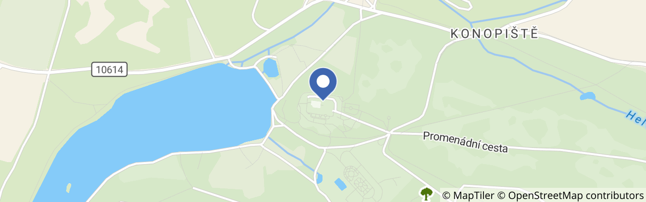 Mapa - Výuka a vzdělání v šlechtických rodinách na zámku Konopiště