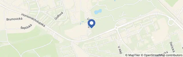 Mapa - Galerie na golfu – dny umění pro veřejnost v Hostivaři