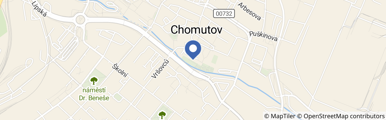 Mapa - Kam zmizely pivovary – 620 let pivovarnické tradice v Chomutově