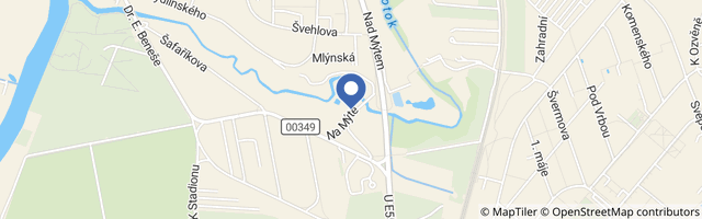 Mapa - Penzion Na Mýtě