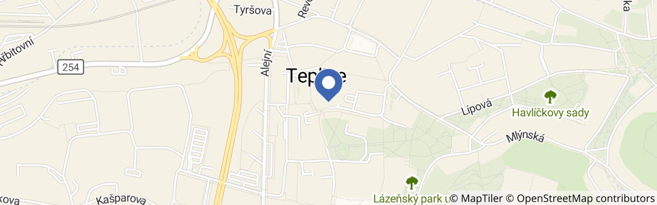 Mapa - Residence Fontána