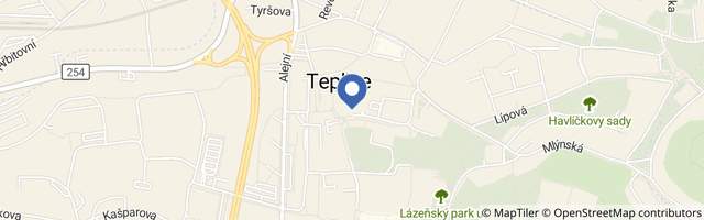 Mapa - Residence Fontána