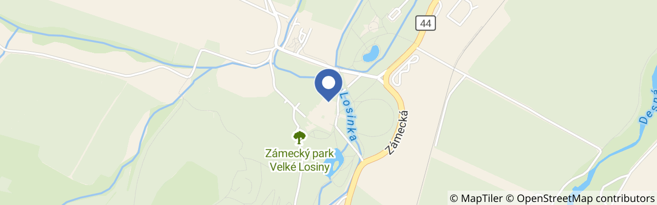 Mapa - Losiny Fest – Čas pod psa