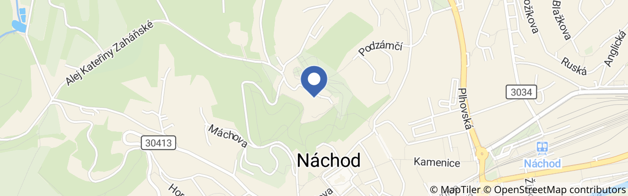 Mapa - Kuronské slavnosti – program na nádvořích a v interiérech zámku Náchod