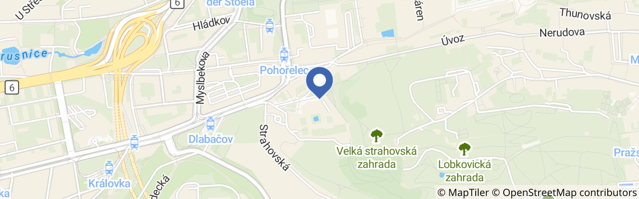 Mapa - Koncertní cyklus ve Strahovském klášteře