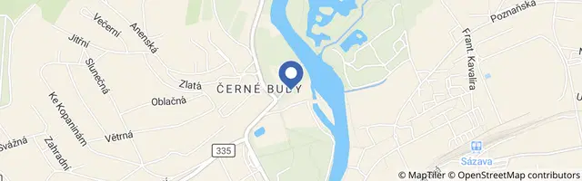Mapa - Klášter Sázava – přednáška o osídlení Českobrodska