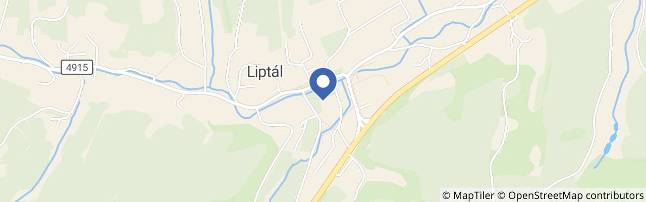 Mapa - Večerní prohlídky zámku Liptál 2026