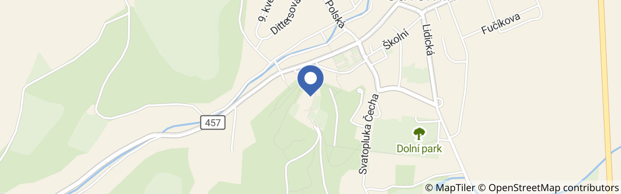 Mapa - Hradozámecká noc na zámku Jánský Vrch