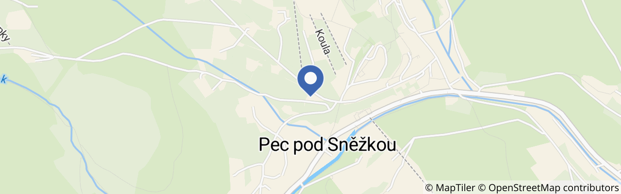 Mapa - Street Food Festival Pec pod Sněžkou